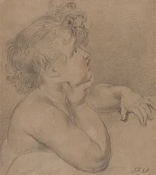 Étude de la nature, un des enfants de la charité pour le grand tableau de l